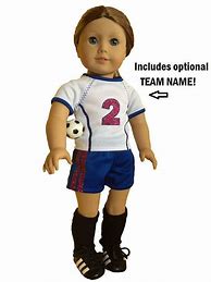 Image result for Blonde American Girl Doll Soccer