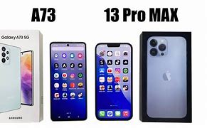Image result for iPhone 12 Pro Max vs Galaxy A73