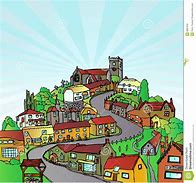 Image result for Small Town Cartoon