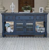 Image result for Blue TV Stand