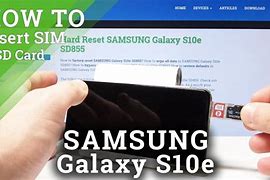 Image result for Samsung S10e Sim Card
