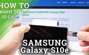 Image result for Samsung Galaxy S10e Sim Card