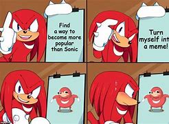 Image result for Sonic Movie 2 Knuckles Meme