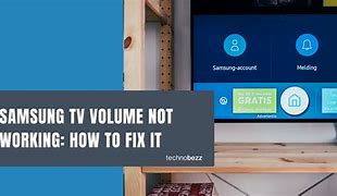 Image result for How to Fix Volume On Samsung TV