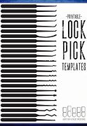Image result for Lock Pick Stencil