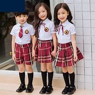 Image result for Academy School Girl Uniform Red