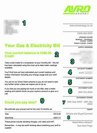 Image result for Sample Energy Bill