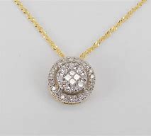 Image result for Yellow Gold Diamond Pendant