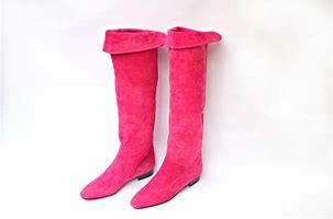Image result for Hot Pink Knee High Boots