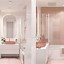 Image result for White and Rose Gold Bathroom