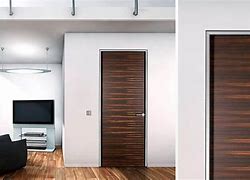 Image result for Frameless Wood Door