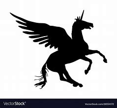 Image result for Unicorn Pegasus Silhouette