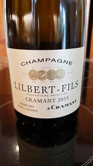 Image result for Lilbert Champagne Blanc Blancs Millesime Cramant