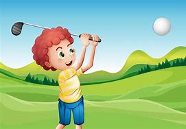 Image result for Kids Golf Cartoon