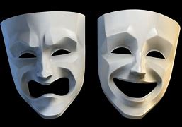 Image result for Happy Mask Angry Face