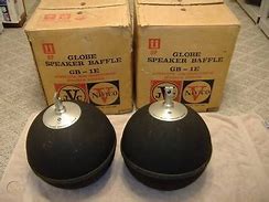Image result for JVC Vintage Globe Speakers