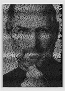 Image result for Steve Jobs Text Portrait
