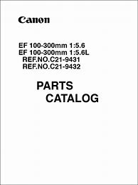 Image result for Canon EF Parts Catalog
