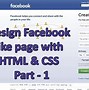 Image result for Facebook Home page HTML Code