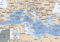 Image result for Mediterranean Sea and Atlantic Ocean