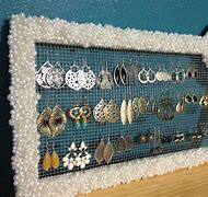 Image result for Chicken Wire Earring Holder