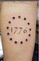 Image result for Betsy Ross Flag Tattoo Designs