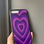 Image result for Purple Phone Case with Yellow Hearts