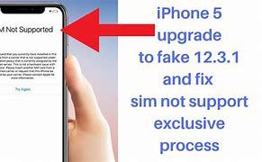 Image result for iPhone 5C Sim Not Supported