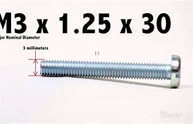 Image result for M8 Screw mm