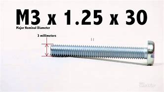 Image result for M6 Screw mm