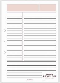 Image result for Revision Notes Template