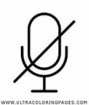 Image result for Microphone Mute Coloring Pages