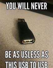 Image result for Plugging in USB Meme