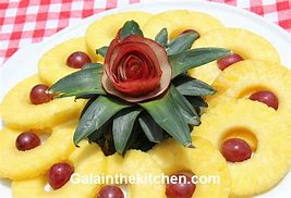Image result for Pineapple Frond Garnish