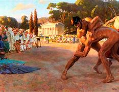 Image result for Ancient Greece Olympic Games Wrestling