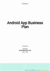 Image result for App Development Business Plan Template