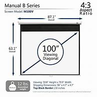 Image result for Banque Projector Screen Size
