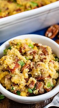 Image result for Cornbread Stuffing with Sausage