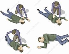 Image result for Recovery Position Cartoon