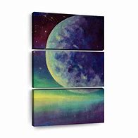 Image result for Galaxy Moon Drip Art