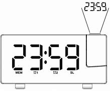 Image result for Projection Sharp Alarm Clock Stopped Projecting