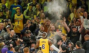Image result for LeBron James with Fans