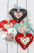 Image result for Fabric Heart Pattern