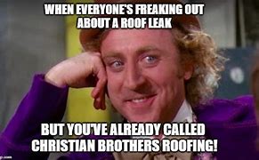 Image result for Leaking Roof Tarp Meme