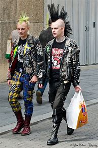 Image result for Punk Rock Outfits with a Skirt Men's