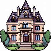 Image result for Cartoon Mansion House