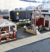 Image result for 0 Gauge Gas Station and Garage