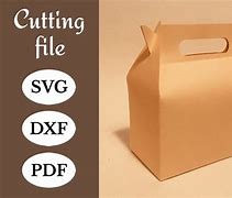 Image result for Gable Box Template Cricut 9X6x6