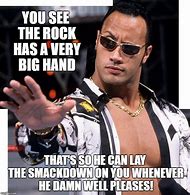 Image result for The Rock Meme Text