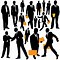 Image result for Business People Silhouette